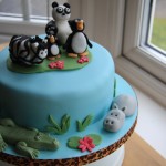 Island Zoo Cake
