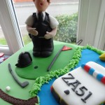 Police golf cake