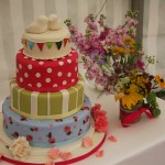 Cath Kidston inspired wedding cake