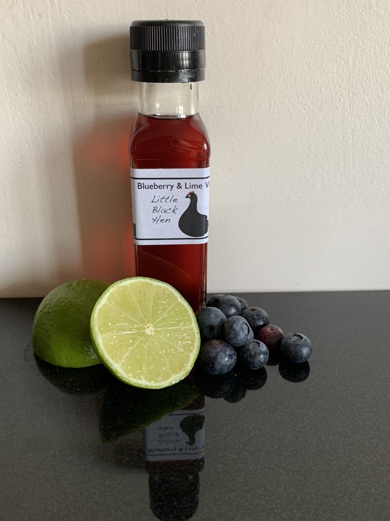 Blueberry and Lime Vinegar