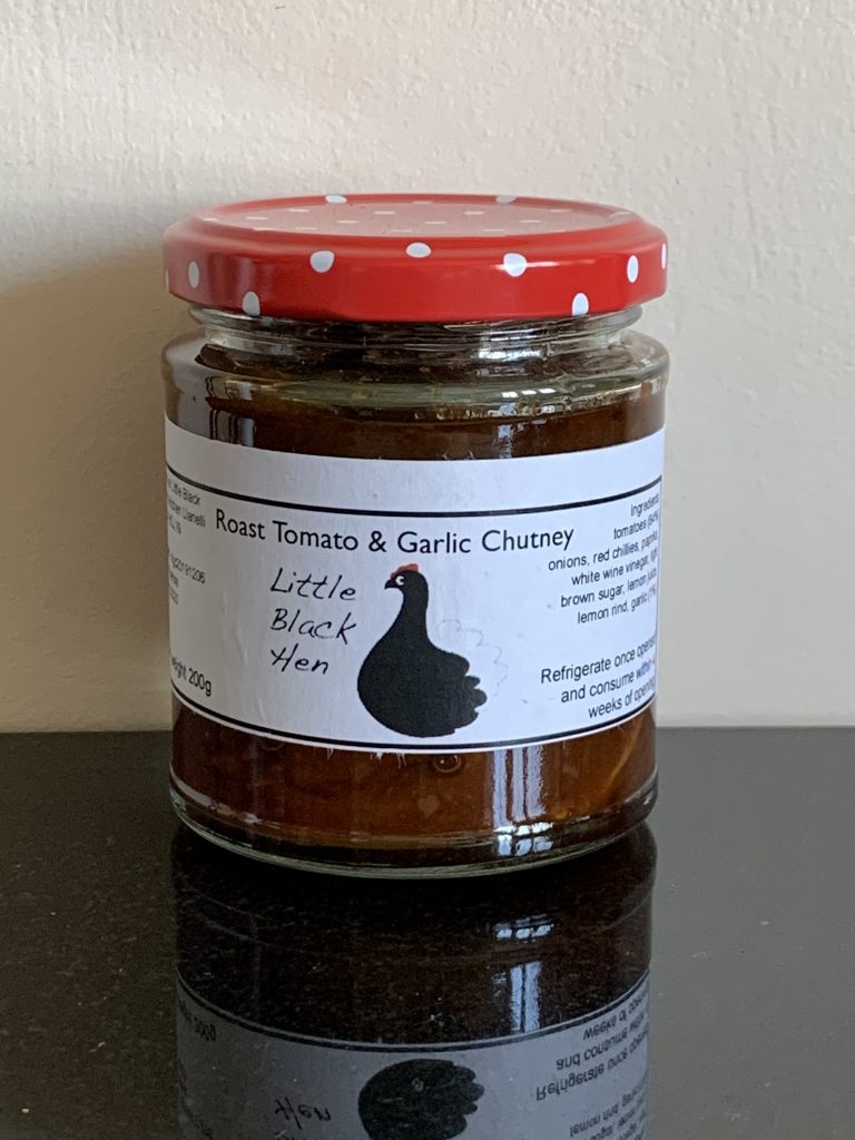 Roast Tomato and Garlic Chutney
