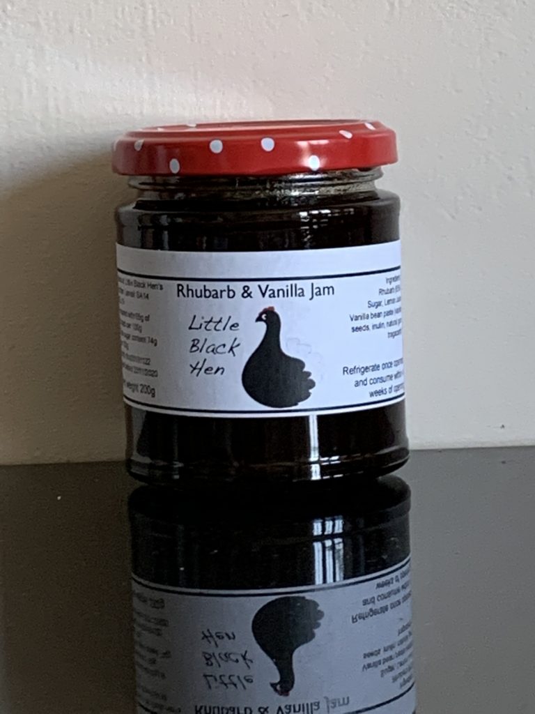 Rhubarb and Vanilla Jam