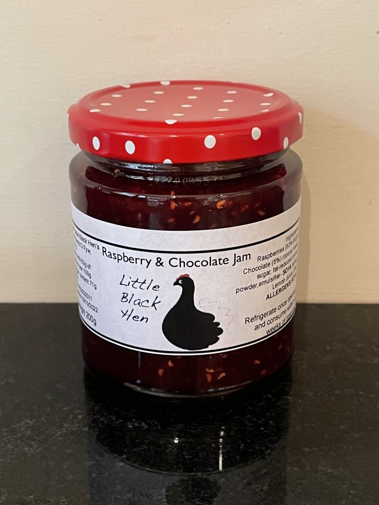 Raspberry and Chocolate Jam