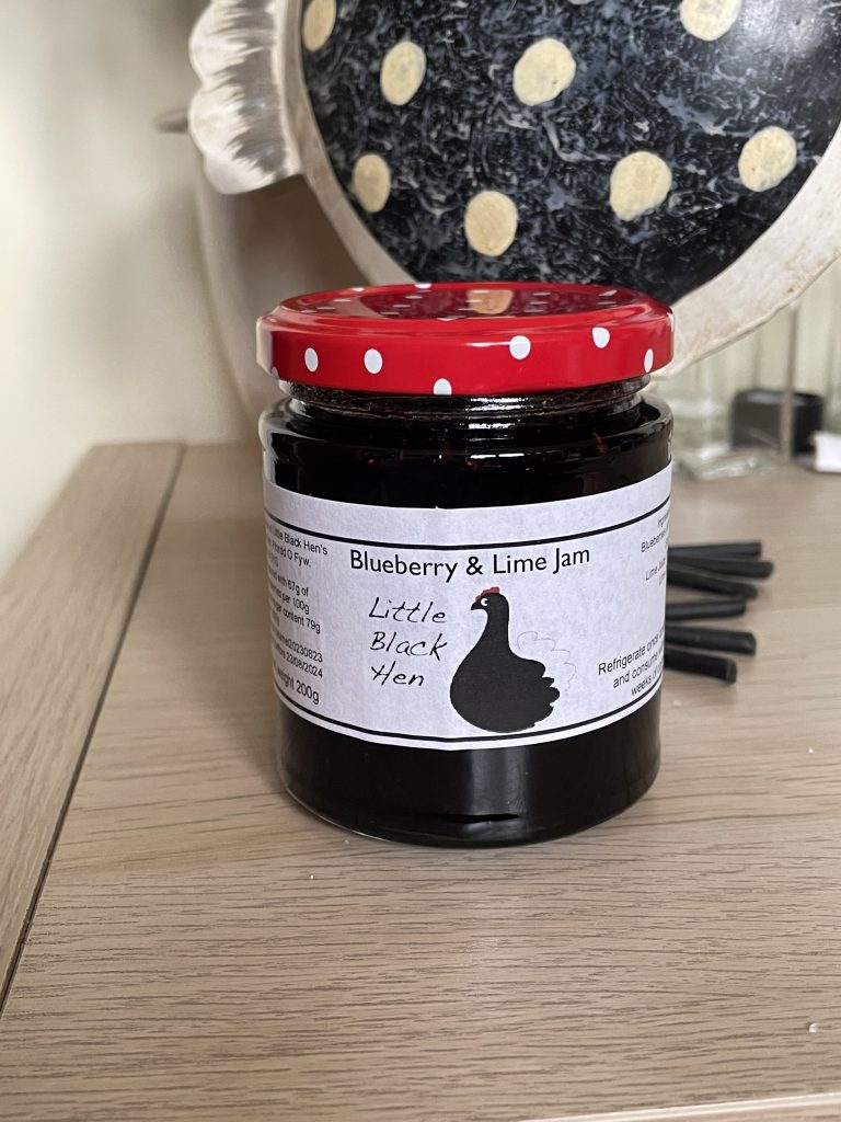 Blueberry and Lime Jam